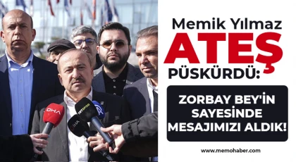 Memik Yılmaz: Zorbay Bey'in sayesinde mesajımızı aldık!