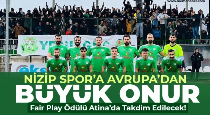 Nizip Spor’a Avrupa’dan Büyük Onur: Fair Play Ödülü Atina’da Takdim Edilecek!
