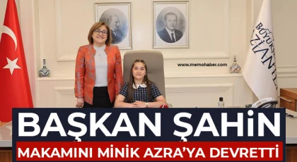 Şahin makamını minik Azra’ya devretti