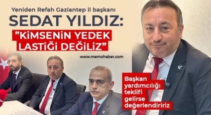 Sedat Yıldız: Kimsenin Yedek Lastiği Değiliz