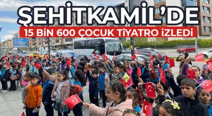 Şehitkamil’de 15 Bin 600 Çocuk Tiyatro İzledi