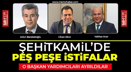 Şehitkamil’de peş peşe istifalar!