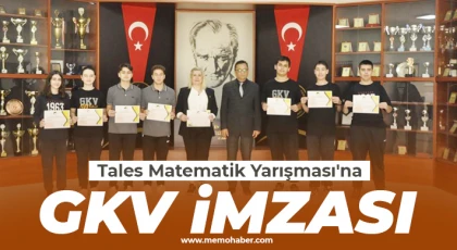 Tales Matematik Yarışması'na GKV imzası