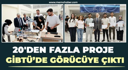 20'den fazla proje GİBTÜ’de görücüye çıktı