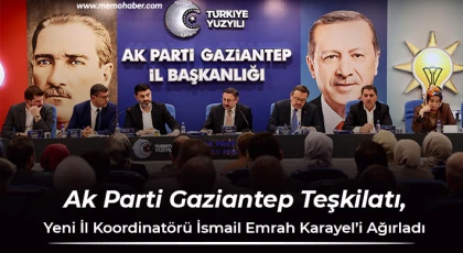 Ak Parti Gaziantep Teşkilatı, Yeni İl Koordinatörü İsmail Emrah Karayel’i Ağırladı
