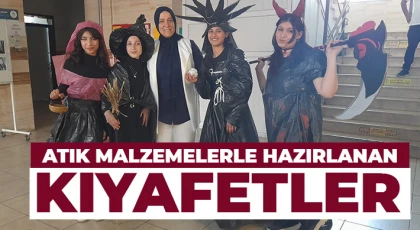 Atık Malzemelerle Hazırlanan Kıyafetler