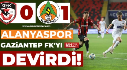 Gaziantep FK Düşüşte! Gaziantep FK - Alanyaspor: 0-1