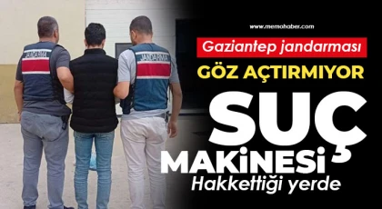 Gaziantep jandarması göz açtırmıyor