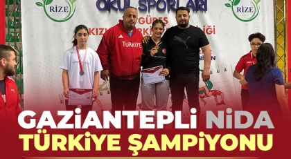 Gaziantep'i başarıyla temsil etti