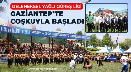 Geleneksel Yağlı Güreş Ligi, Gaziantep'te coşkuyla başladı