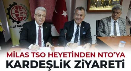 Milas TSO Heyetinden NTO’ya Kardeşlik Ziyareti