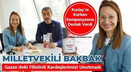 Milletvekili Bakbak Gazze’deki Filistinli Kardeşlerimizi Unutmadı