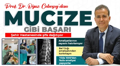 Prof. Dr. Oğuz Cebesoy’dan mucize gibi başarı