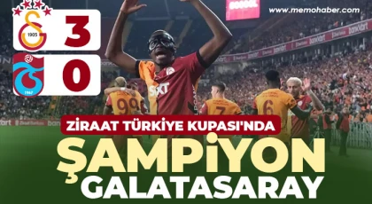 Türkiye Kupası'nda şampiyon Galatasaray! Trabzonspor-Galatasaray: 0-3
