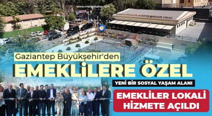 Emekliler Lokali hizmete açıldı