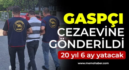 Gaspçı cezaevine gönderildi