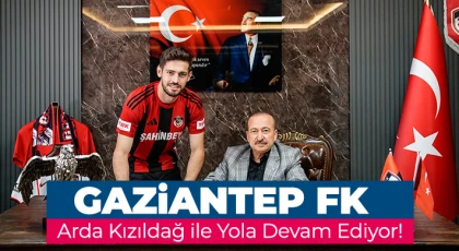 Gaziantep FK, Arda Kızıldağ ile sözleşme yeniledi