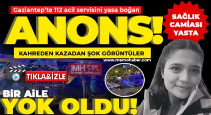 Gaziantep’te 112 acil servisini yasa boğan anons 