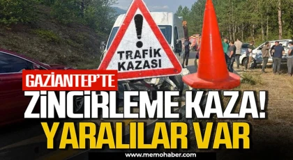 Gaziantep'te zincirleme kaza! Yaralılar var 