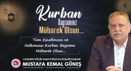 M. Kemal Güneş'ten Kurban Bayramı Mesajı