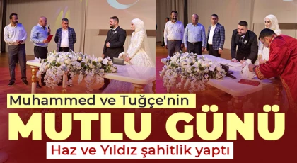 Muhammed ve Tuğçe'nin mutlu günü