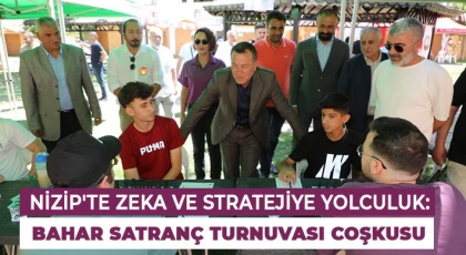 Nizip'te bahar satranç turnuvası coşkusu