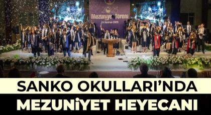 SANKO Okulları’nda Mezuniyet Heyecanı
