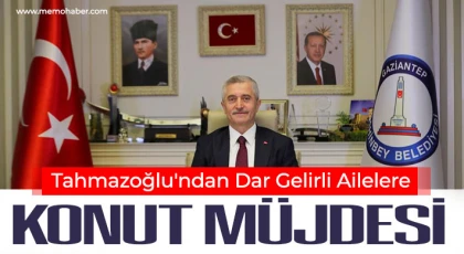 Tahmazoğlu'ndan konut müjdesi