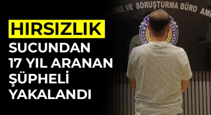  Hırsızlık sucundan 17 yıl aranan şüpheli yakalandı