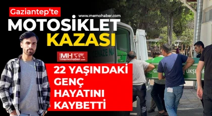Motosiklet kazasında 22 yaşındaki genç hayatını kaybetti