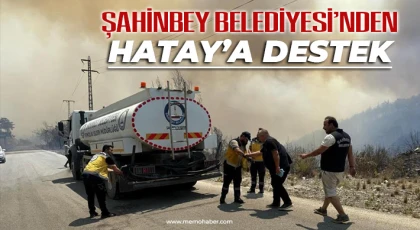 Şahinbey Belediyesi’nden Hatay’a destek