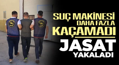 Suç makinesi daha fazla kaçamadı 