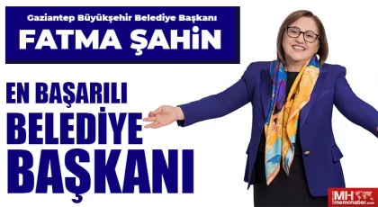 Başkan Şahin en başarılı belediye başkanı