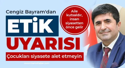 Cengiz Bayram'dan etik uyarısı
