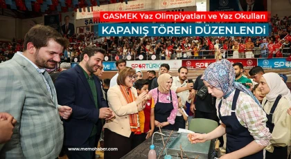 GASMEK Yaz Olimpiyatları ve Yaz Okulları Kapanış Töreni Düzenlendi
