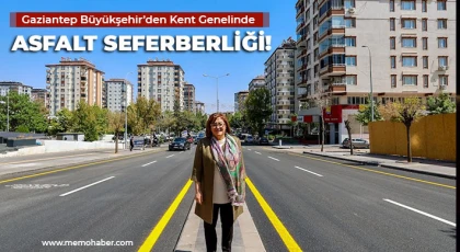 Gaziantep Büyükşehir’den Kent Genelinde Asfalt Seferberliği!