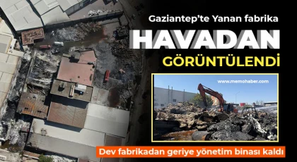 Gaziantep'te geri dönüşüm fabrikasındaki yangın söndürüldü