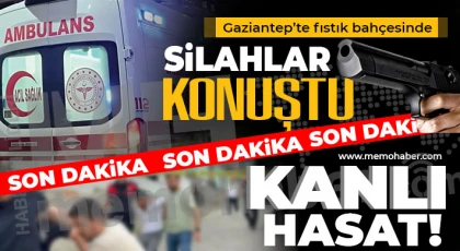 Gaziantep'te kanlı hasat! Silahlar konuştu