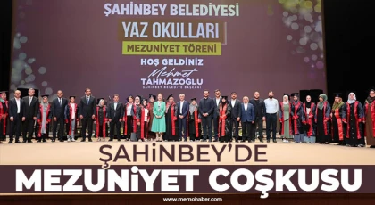 Şahinbey’de Mezuniyet Coşkusu