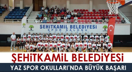 Şehitkamil Belediyesi Yaz Spor Okulları’nda büyük başarı
