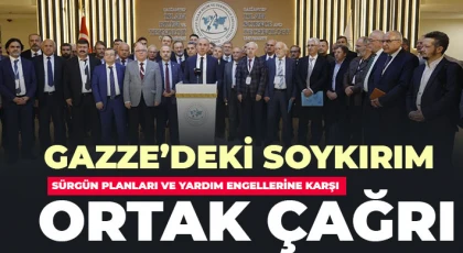 TİDKONSEY’den Filistin’e destek İsrail’e tepki