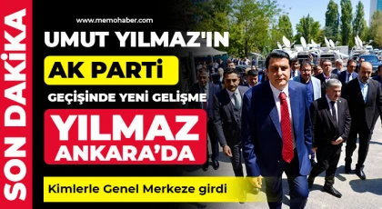 Umut Yılmaz'ın Ak Parti geçişinde yeni gelişme...