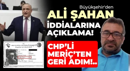 Büyükşehir'den Ali Şahan İddialarına Sert Yanıt!
