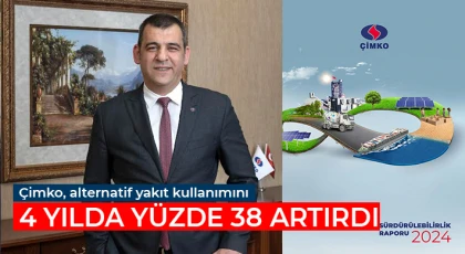 Çimko, alternatif yakıt kullanımını 4 yılda yüzde 38 artırdı