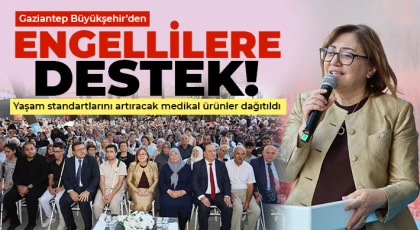 Gaziantep Büyükşehir’den engellilere destek