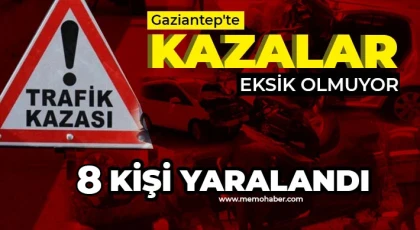 Gaziantep'te kazalar eksik olmuyor! Çok sayıda yaralı var 