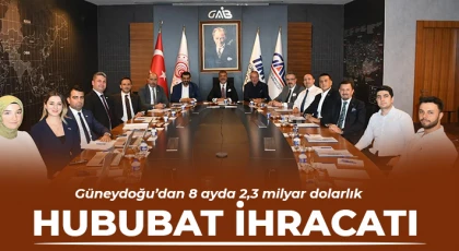 Güneydoğu’dan 8 ayda 2,3 milyar dolarlık hububat ihracatı