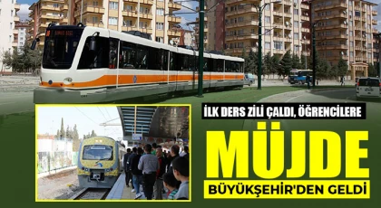 İlk ders zili çaldı, öğrencilere müjde Büyükşehir'den geldi