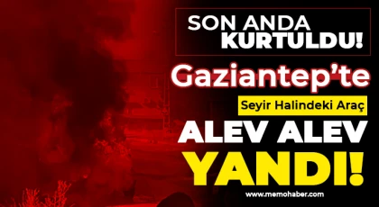 Otomobil Seyir Halindeyken Alev Topuna Döndü