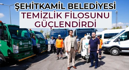 Şehitkamil Belediyesi temizlik filosunu güçlendirdi